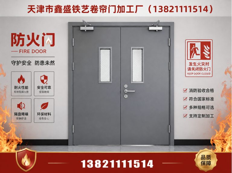 武清区天津市鑫盛铁艺卷帘门加工厂展示图